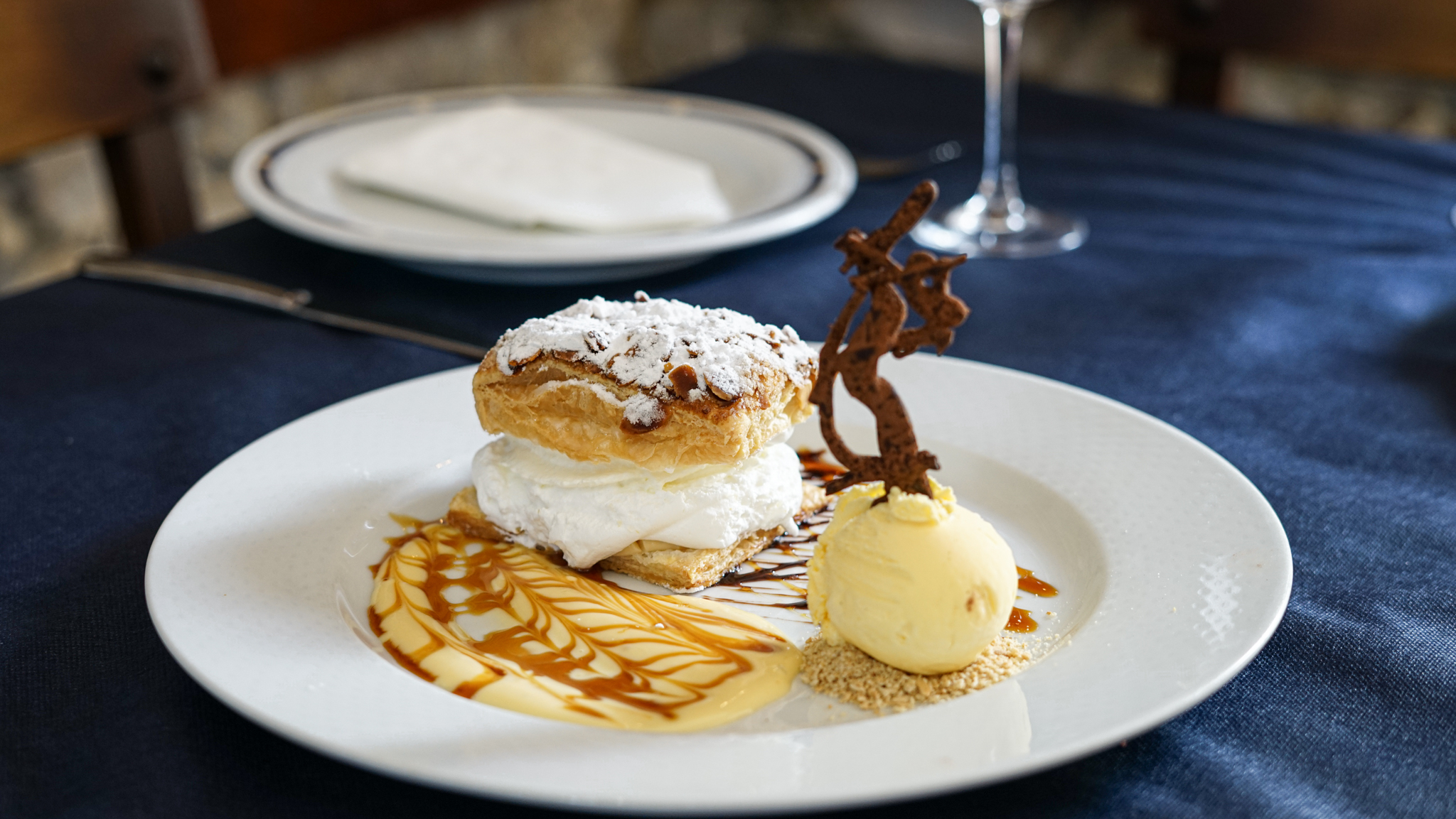 Postre casero en Bidebieta Jatetxea Bizkaia